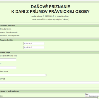 Daňové priznanie