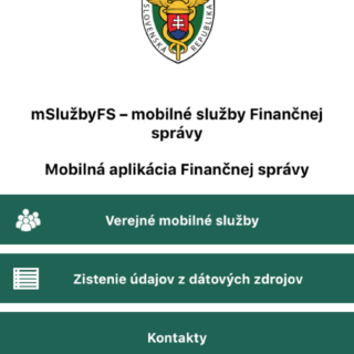 finančná správa app